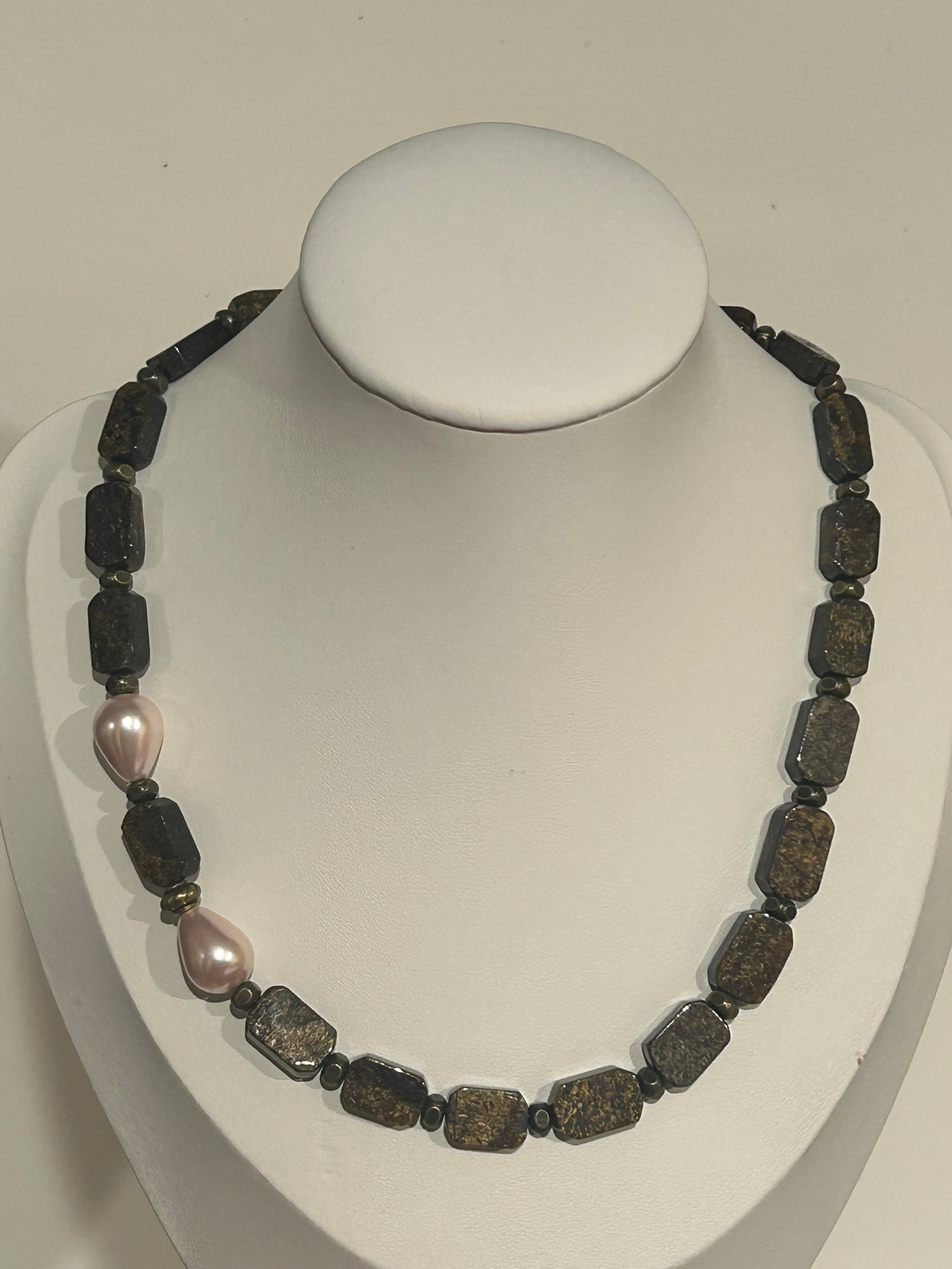 Jasper Collar Necklace