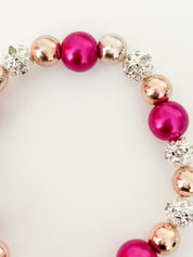 Metallic Fuscia Bracelet