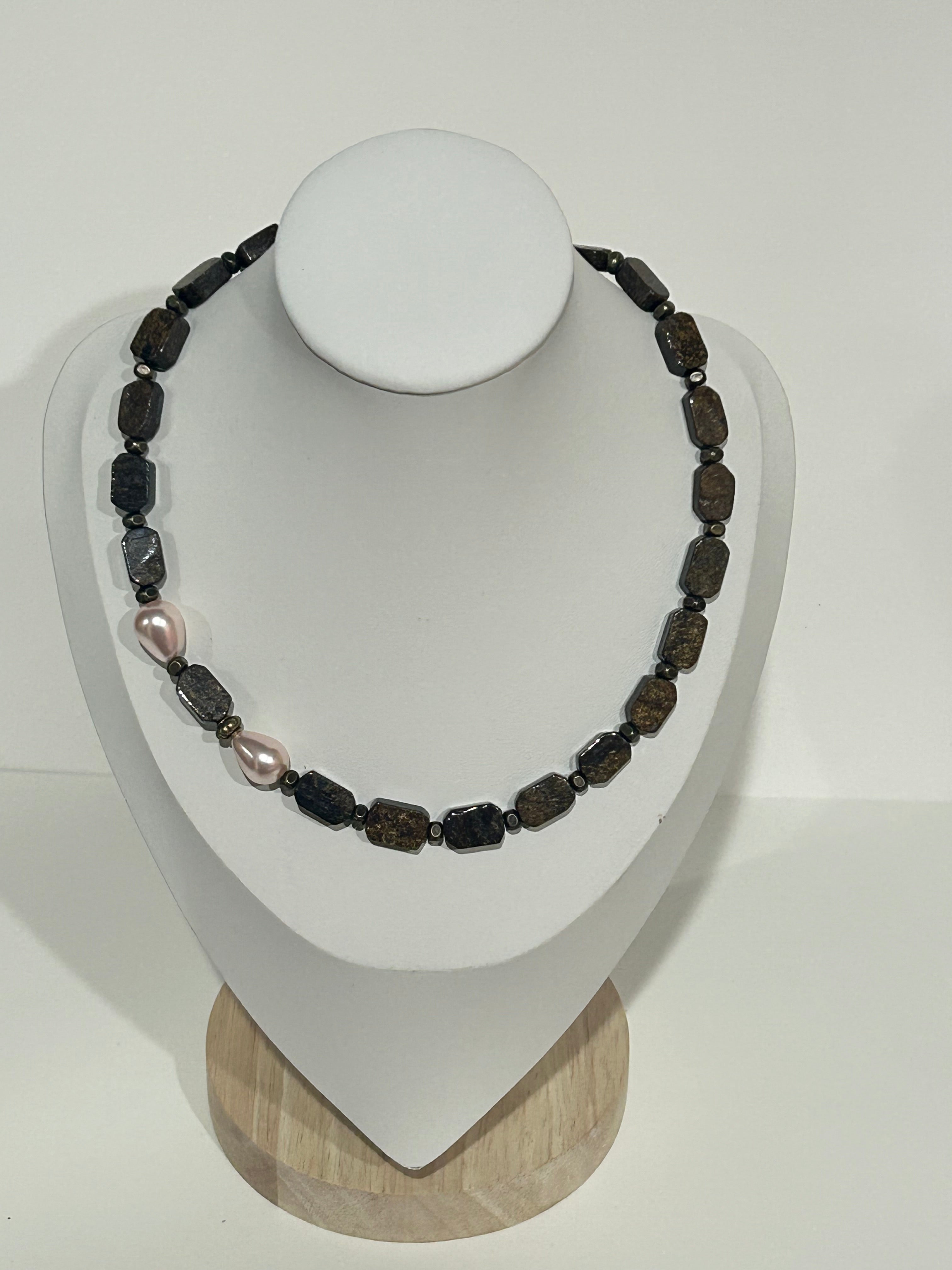 Jasper Collar Necklace