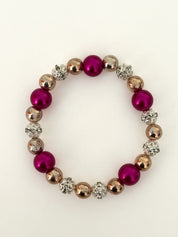Metallic Fuscia Bracelet