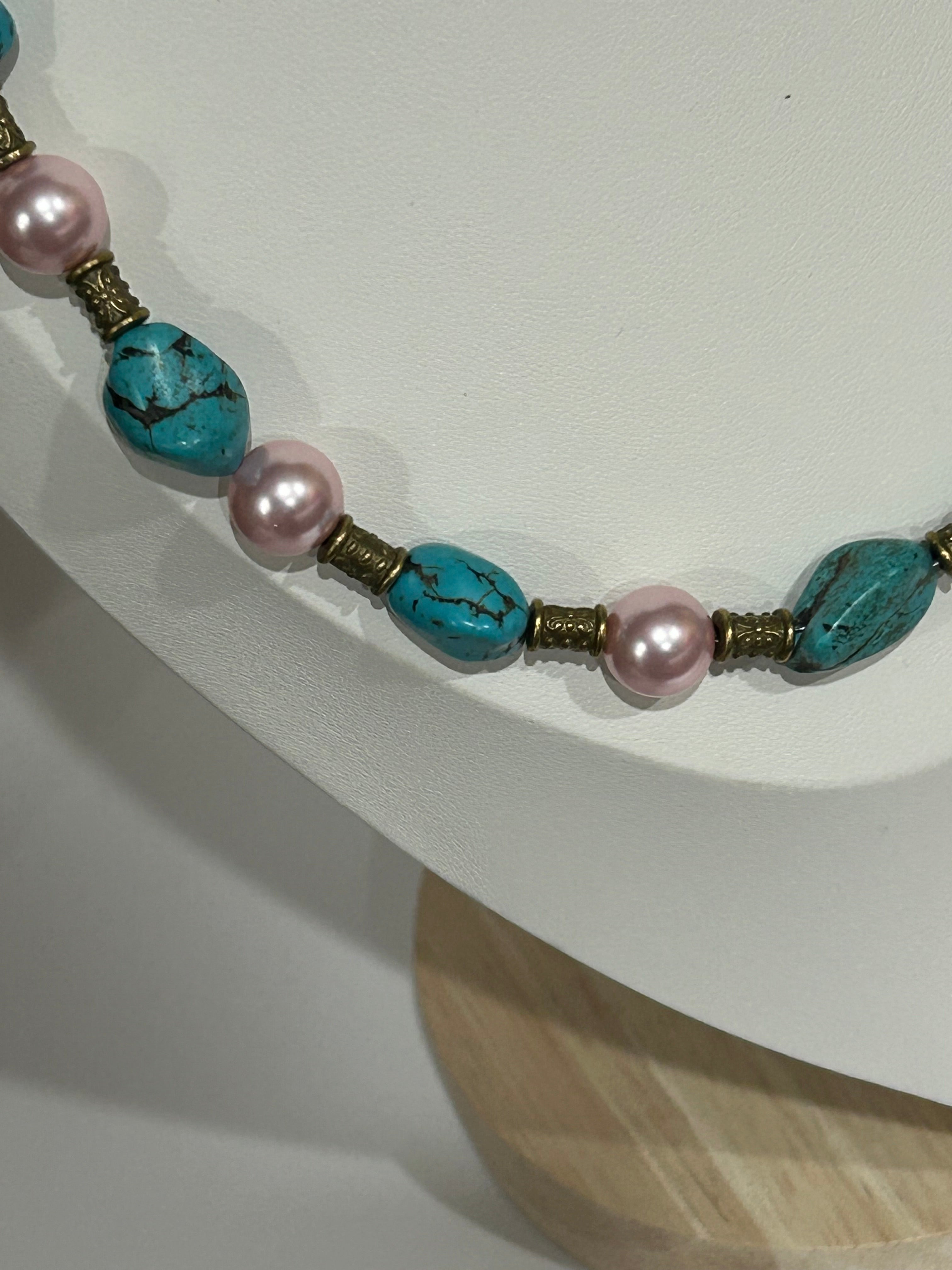 Turquoise Collar Necklace